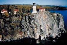 Split Rock Lighthouse Aerial View