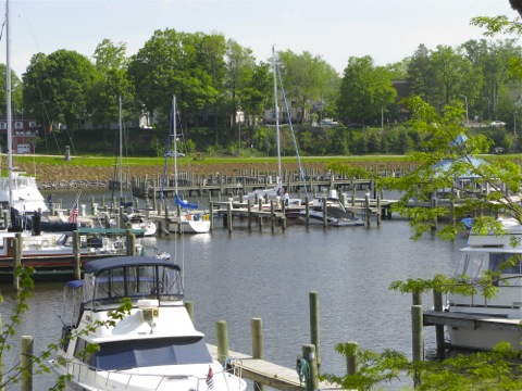 Marina in spring - South Haven, Michigan