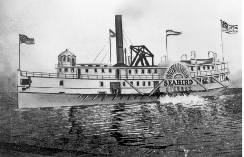 Drawing of the Steamboat Seabird from OhioLINK Digital Resource Commons