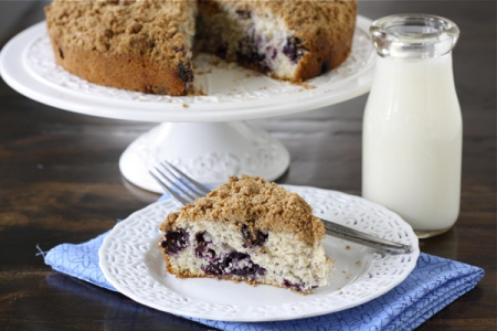 blueberry buckle cake