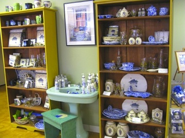 Blueberry themed gifts - pottery, mugs and lotions