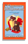 book cover - The Chocolate Bear Burglary by JoAnna Carl