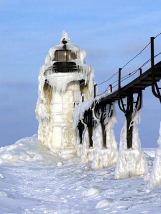 st joseph iced over