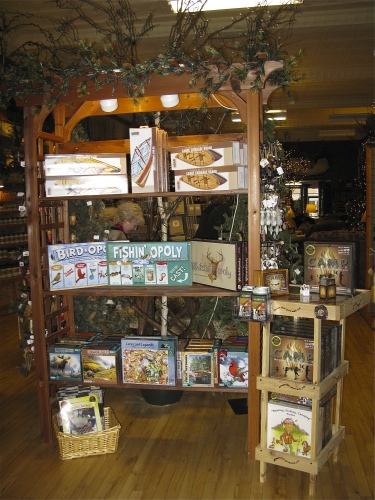 Interior of Northern Rustics with outdoors themed games - Holland, Michigan