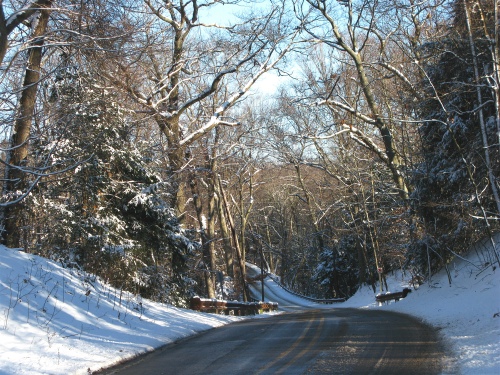 SnowySunOvalRoad