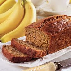 Comfort Food - sliced Banana Bread