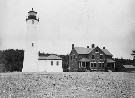Crisp Point Lighthouse and keeper's house