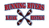 Running Rivers Kayak Rentals Logo - Douglas, Michigan