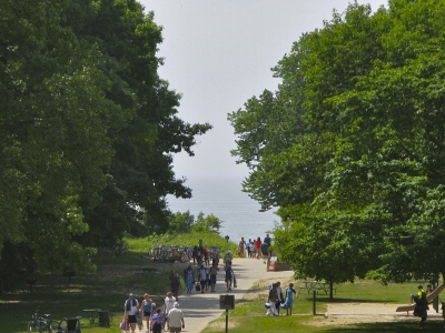 Path to beach - Van Buren State Park - South Haven, Michigan