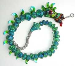 Dragon Necklace - Blue Roan Studio - Fennville, Michigan