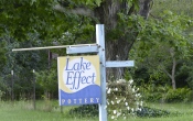 Lake Effect Pottery sign - Fennville, Michigan