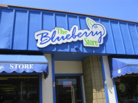 The Blueberry Store sign - South Haven, MI