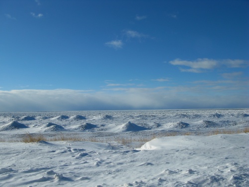 Frozen Lake Michigan - Saugatuck Michigan